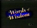 Words of Wisdom